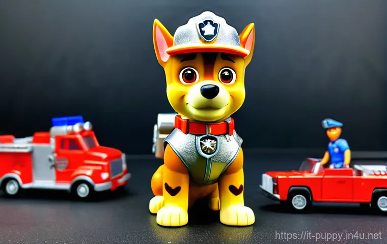 퍼피구조대 한정판 장난감 - **Prompt 1: Paw Patrol 10th Anniversary Collector's Set Display**
    A highly detailed, realistic i...