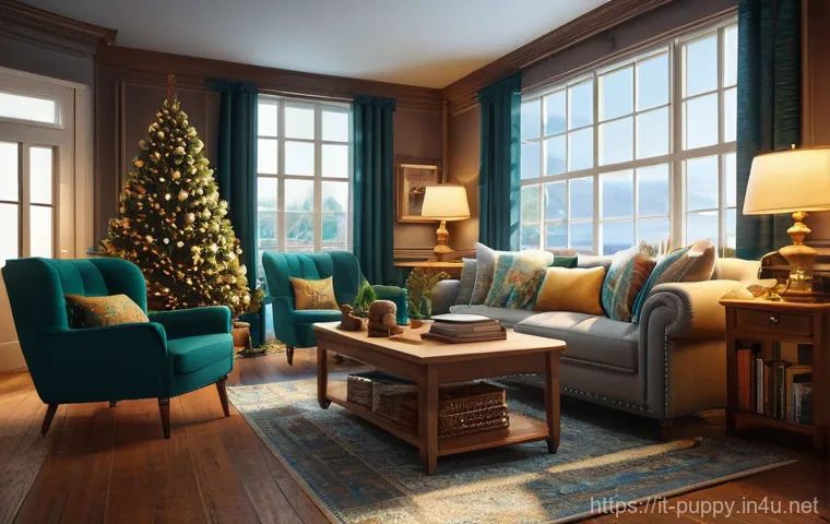 퍼피구조대 연령별 접근성 - **Prompt 1: Initial Wonder and Visual Engagement**
"A cozy indoor scene featuring a