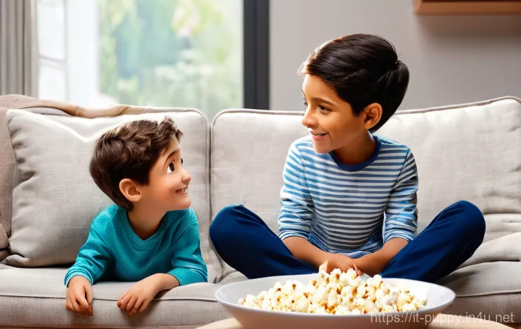 퍼피구조대 방영 스케줄 - **Prompt 1: Cozy Italian Family Paw Patrol TV Time**
"A heartwarming scene in a traditionally de...